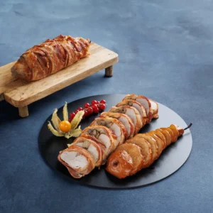 Ruladă din mușchiuleț de porc cu ciuperci 1 kg